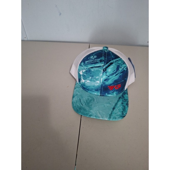 Mossy Oak Fishing Trucker Hat Cap Snapback NWT - Picture 1 of 8